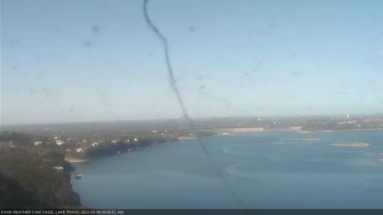 Lake Travis webcam, March 30, 2022 9:45 AM CT