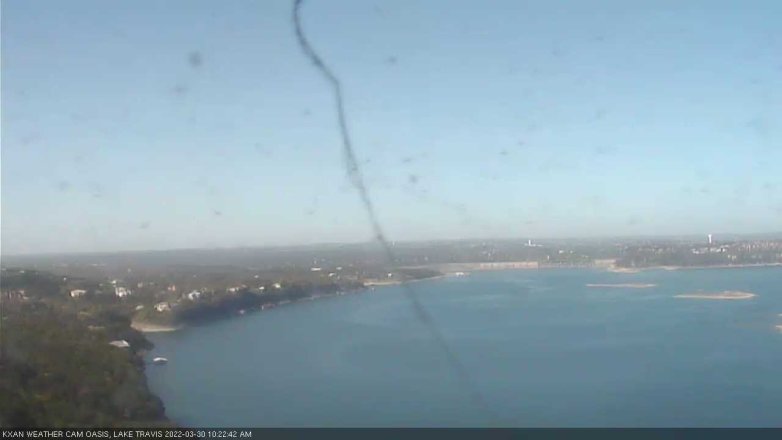 Lake Travis webcam, March 30, 2022 10:25 AM CT