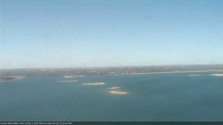 Lake Travis webcam, March 30, 2022 12:25 PM CT