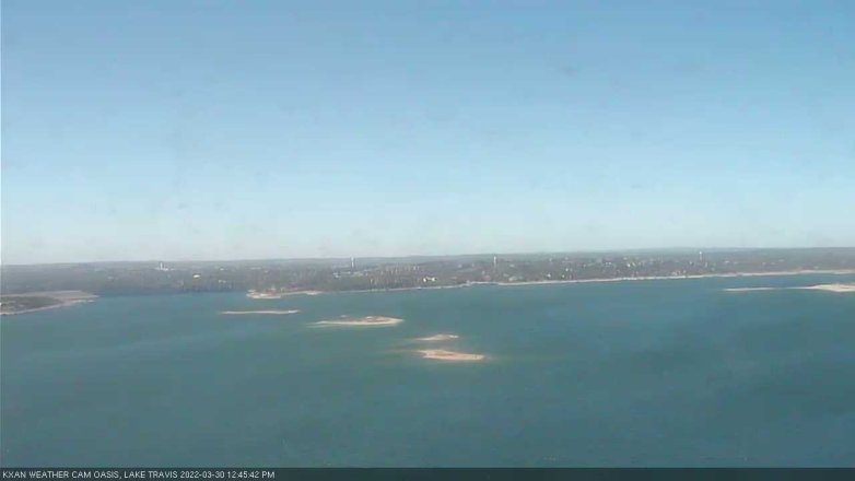 Lake Travis webcam, March 30, 2022 12:45 PM CT