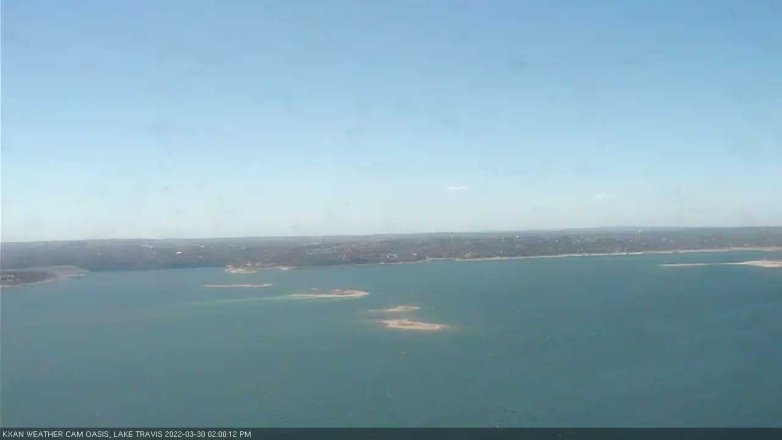 Lake Travis webcam, March 30, 2022 2:00 PM CT