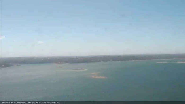 Lake Travis webcam, March 30, 2022 3:00 PM CT