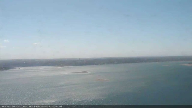 Lake Travis webcam, March 30, 2022 3:45 PM CT