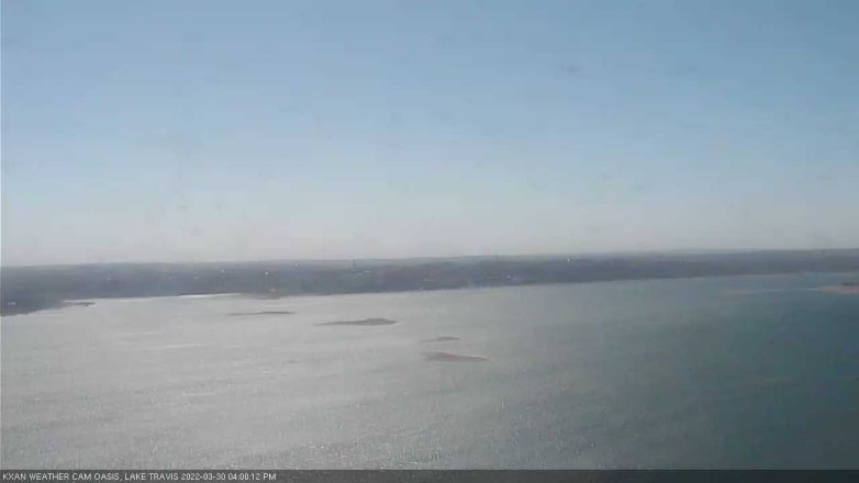 Lake Travis webcam, March 30, 2022 4:00 PM CT