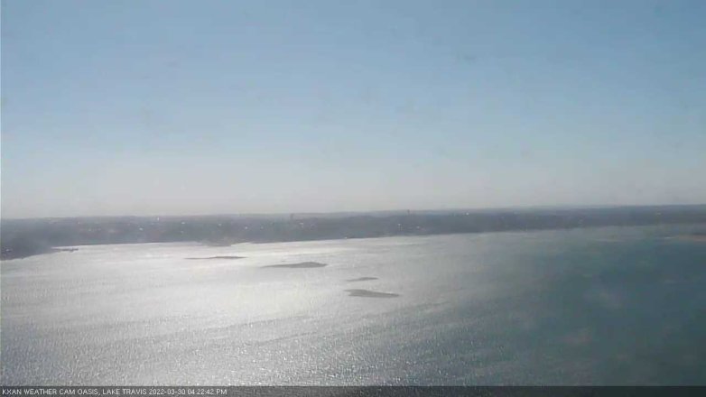 Lake Travis webcam, March 30, 2022 4:25 PM CT