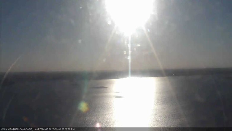 Lake Travis webcam, March 30, 2022 6:25 PM CT