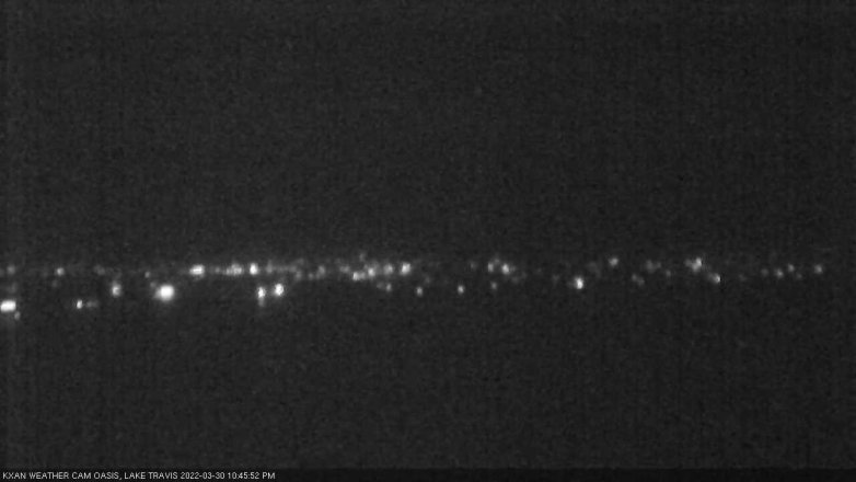 Lake Travis webcam, March 30, 2022 10:45 PM CT