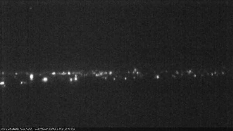 Lake Travis webcam, March 30, 2022 11:45 PM CT