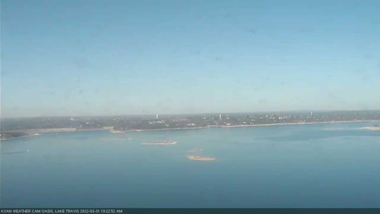 Lake Travis webcam, March 31, 2022 10:25 AM CT