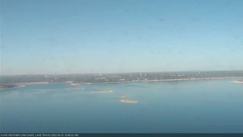 Lake Travis webcam, March 31, 2022 10:45 AM CT