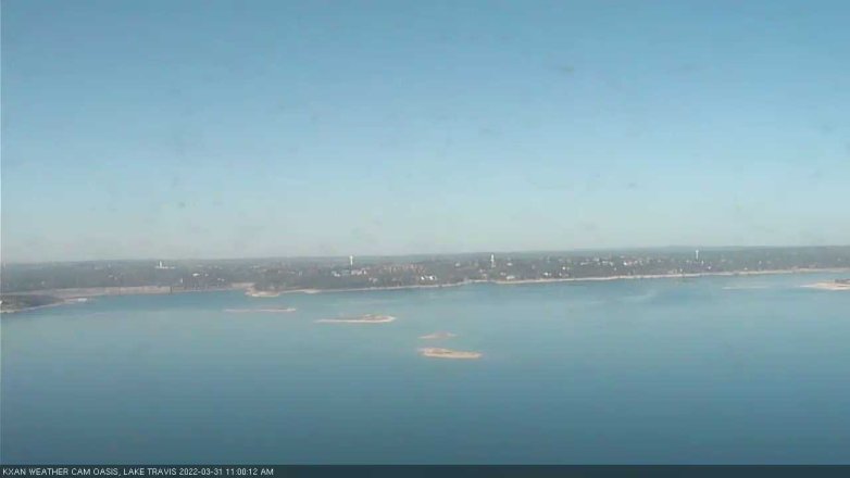 Lake Travis webcam, March 31, 2022 11:00 AM CT