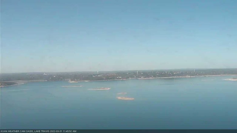 Lake Travis webcam, March 31, 2022 11:45 AM CT