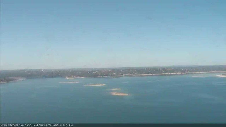 Lake Travis webcam, March 31, 2022 12:25 PM CT