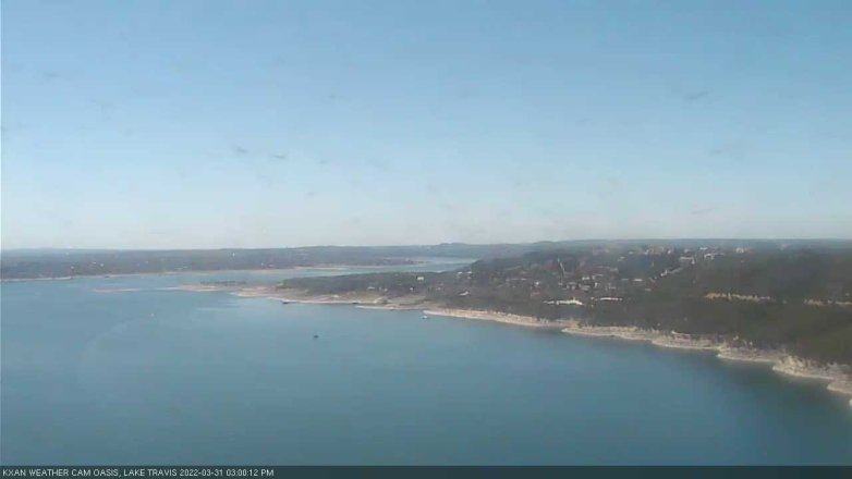 Lake Travis webcam, March 31, 2022 3:00 PM CT
