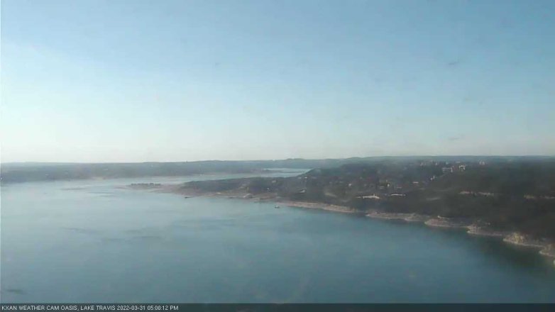 Lake Travis webcam, March 31, 2022 5:00 PM CT