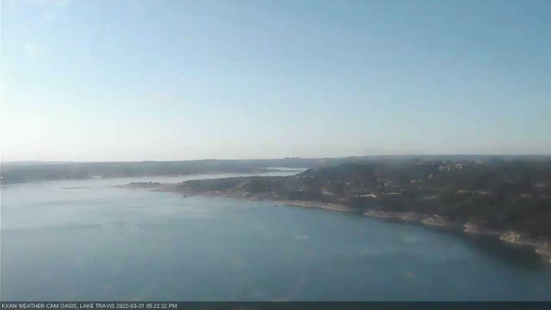 Lake Travis webcam, March 31, 2022 5:25 PM CT