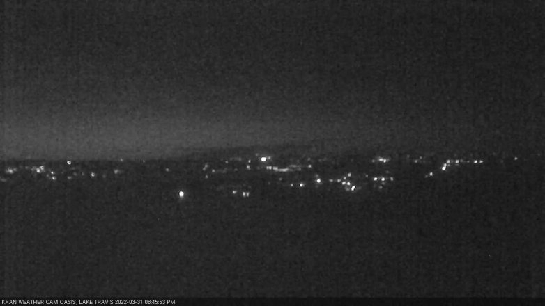 Lake Travis webcam, March 31, 2022 8:45 PM CT