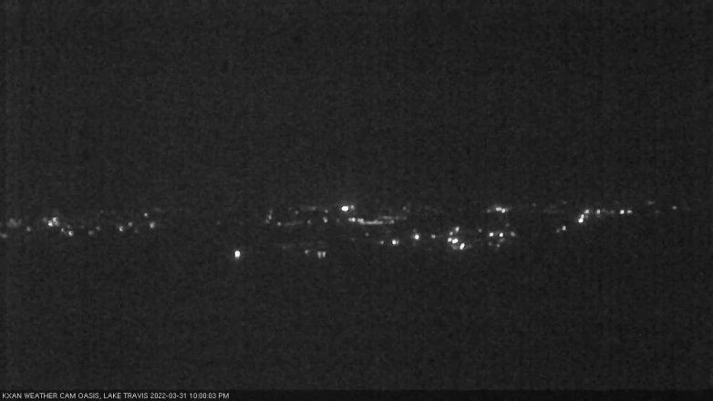 Lake Travis webcam, March 31, 2022 10:00 PM CT