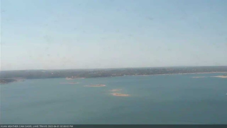 Lake Travis webcam, April 1, 2022 2:00 PM CT