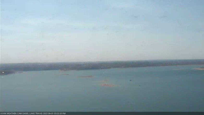 Lake Travis webcam, April 1, 2022 3:25 PM CT