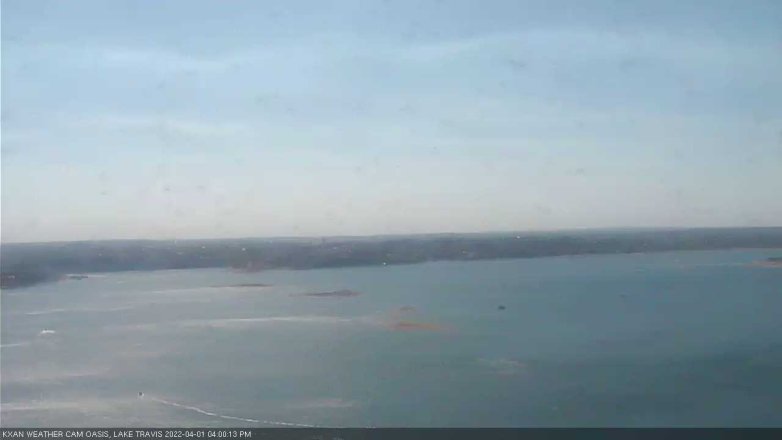 Lake Travis webcam, April 1, 2022 4:00 PM CT