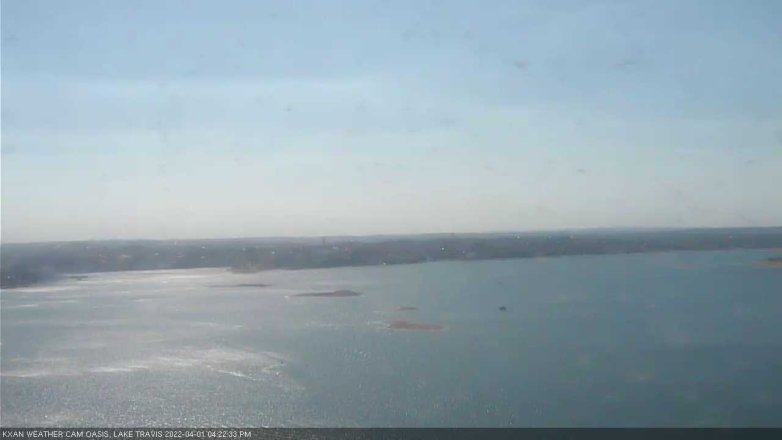 Lake Travis webcam, April 1, 2022 4:25 PM CT