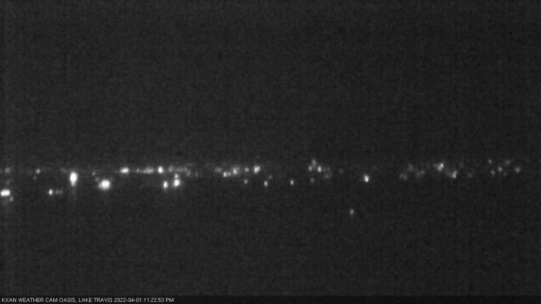 Lake Travis webcam, April 1, 2022 11:25 PM CT