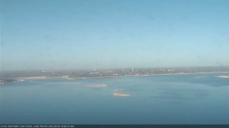Lake Travis webcam, April 2, 2022 10:00 AM CT