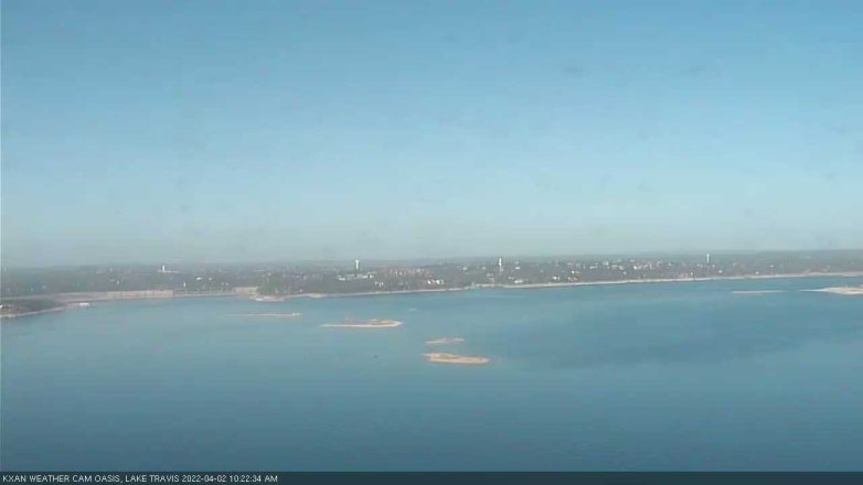 Lake Travis webcam, April 2, 2022 10:25 AM CT