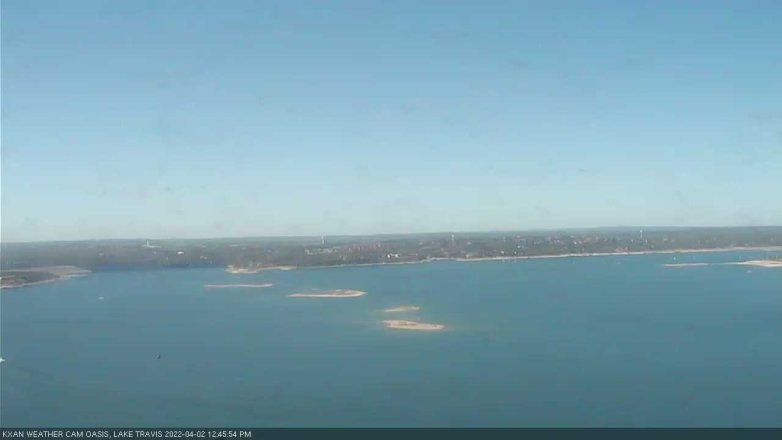 Lake Travis webcam, April 2, 2022 12:45 PM CT