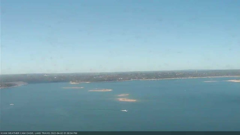 Lake Travis webcam, April 2, 2022 1:00 PM CT