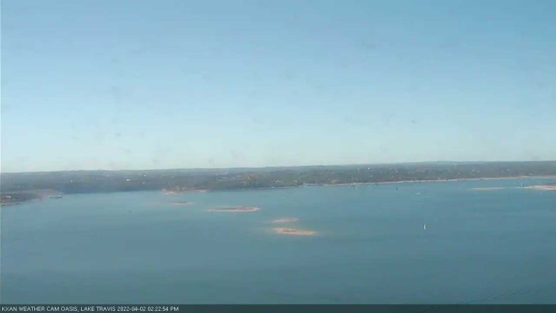 Lake Travis webcam, April 2, 2022 2:25 PM CT