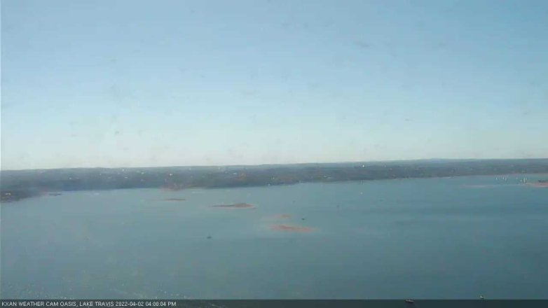 Lake Travis webcam, April 2, 2022 4:00 PM CT