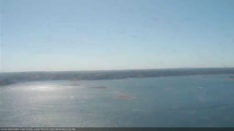 Lake Travis webcam, April 2, 2022 4:25 PM CT