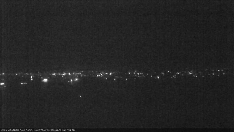 Lake Travis webcam, April 2, 2022 10:25 PM CT