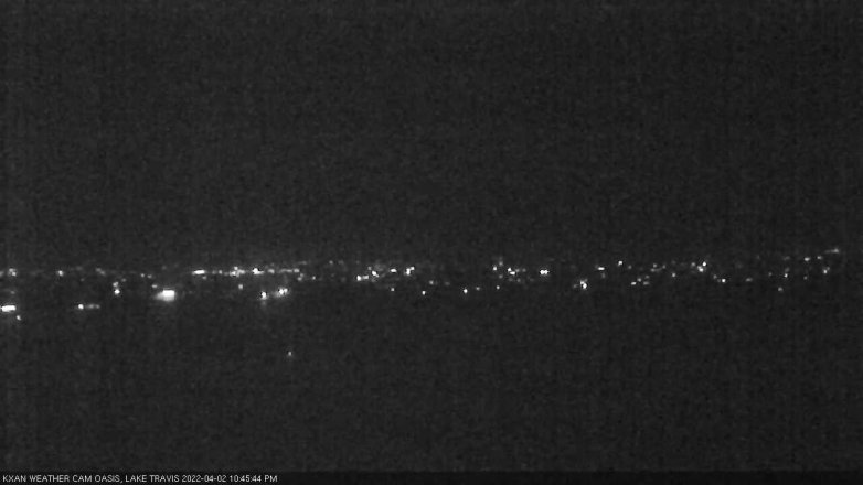 Lake Travis webcam, April 2, 2022 10:45 PM CT