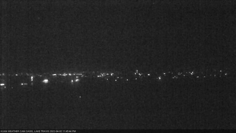Lake Travis webcam, April 2, 2022 11:45 PM CT