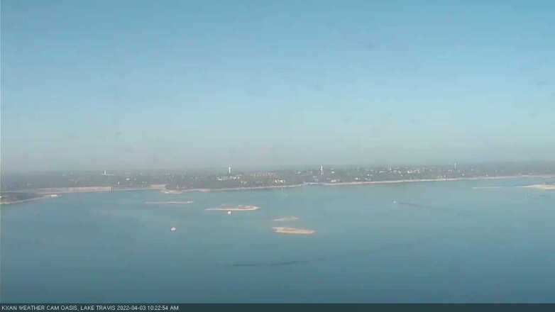 Lake Travis webcam, April 3, 2022 10:25 AM CT
