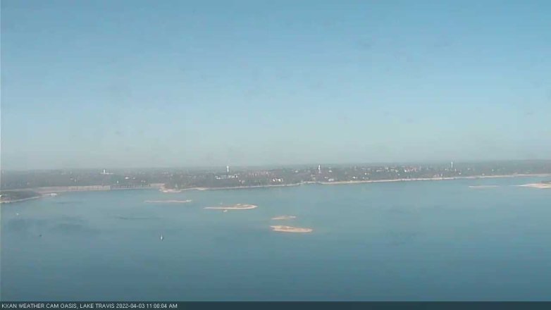 Lake Travis webcam, April 3, 2022 11:00 AM CT