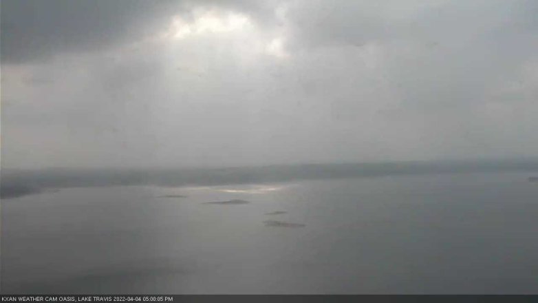 Lake Travis webcam, April 4, 2022 5:00 PM CT