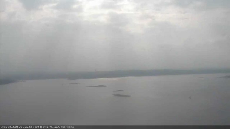 Lake Travis webcam, April 4, 2022 5:25 PM CT