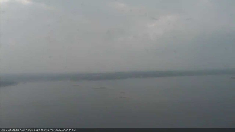 Lake Travis webcam, April 4, 2022 5:45 PM CT