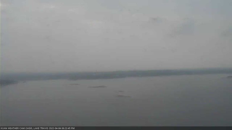 Lake Travis webcam, April 4, 2022 6:25 PM CT