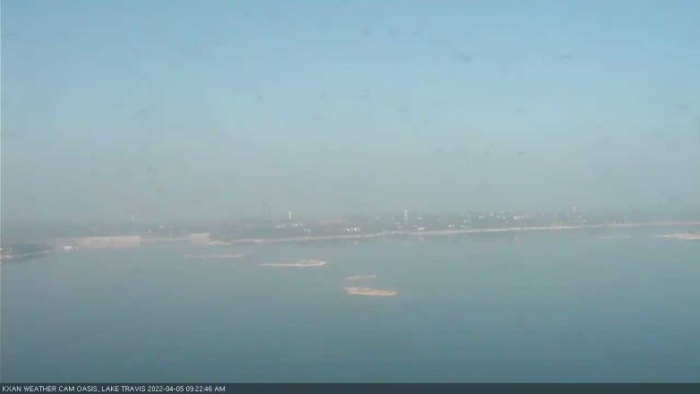 Lake Travis webcam, April 5, 2022 9:25 AM CT