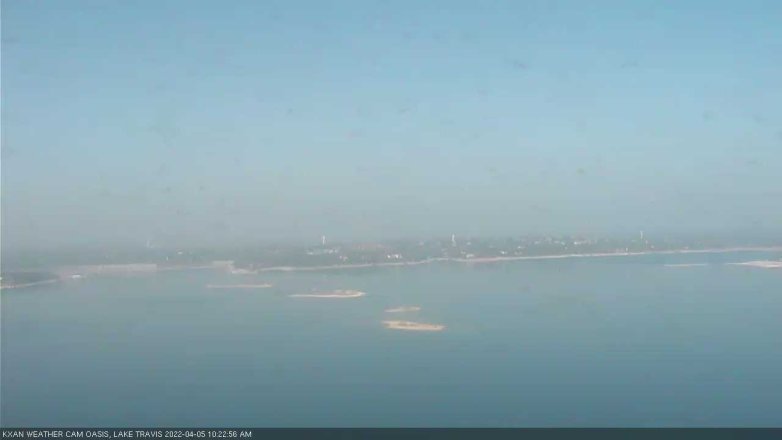 Lake Travis webcam, April 5, 2022 10:25 AM CT