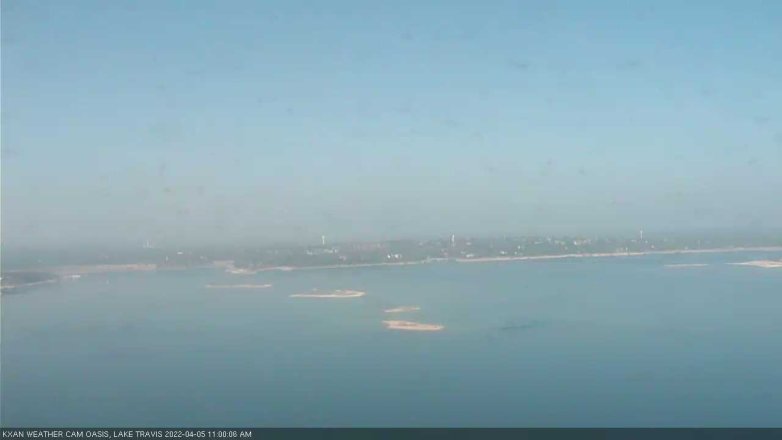 Lake Travis webcam, April 5, 2022 11:00 AM CT