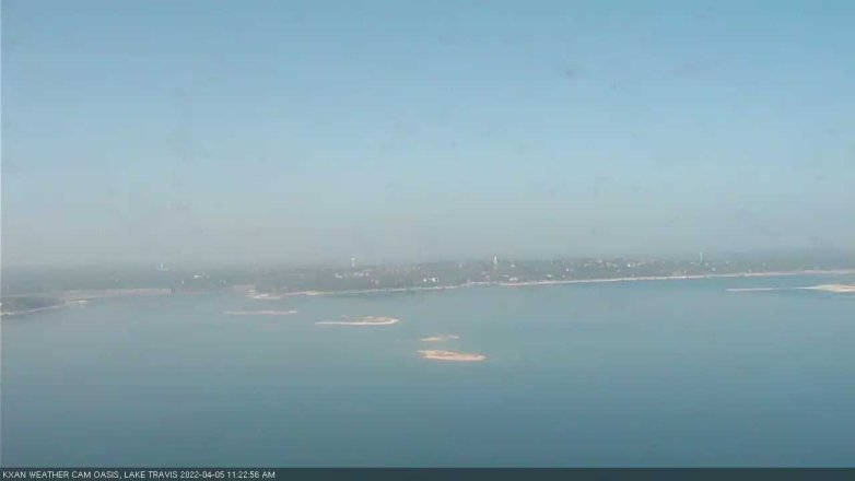 Lake Travis webcam, April 5, 2022 11:25 AM CT