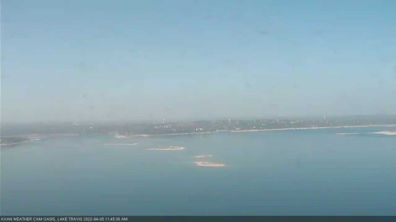 Lake Travis webcam, April 5, 2022 11:45 AM CT