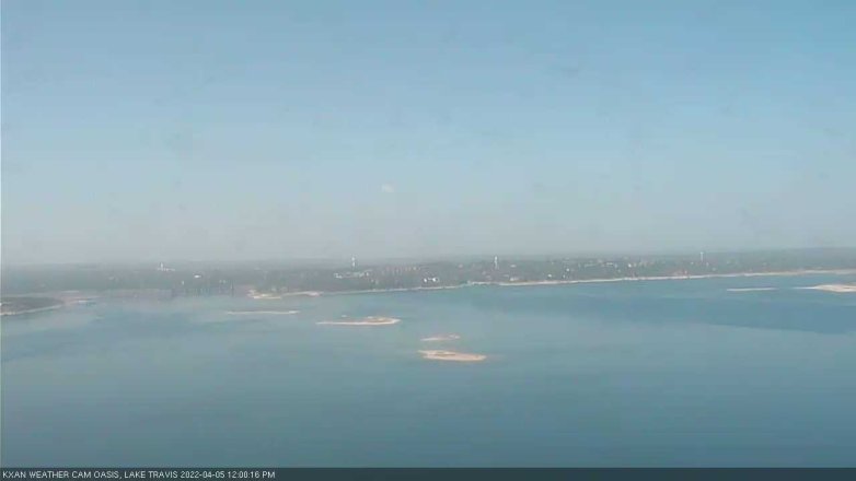 Lake Travis webcam, April 5, 2022 12:00 PM CT