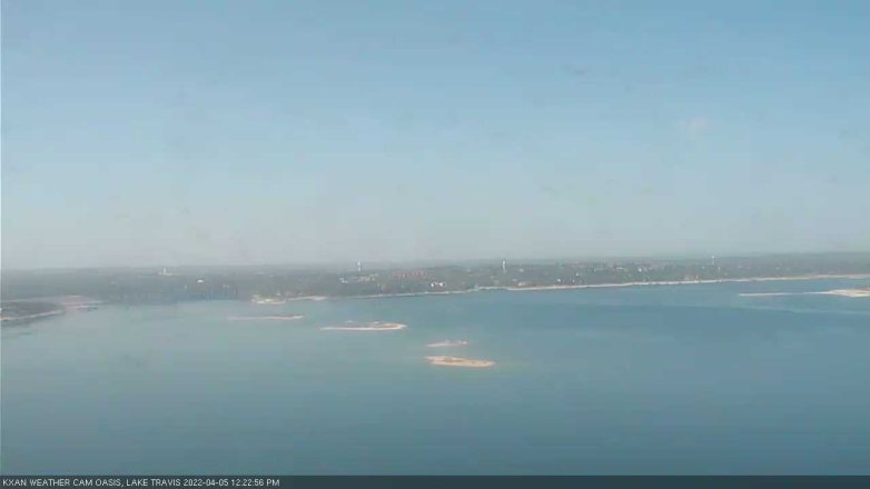 Lake Travis webcam, April 5, 2022 12:25 PM CT